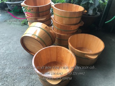 Bồn tắm gỗ tự nhiên cao cấp tại kiến xương, thái bình 15
