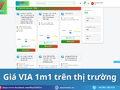 Mua VIA 1m1 uy tín, thích hợp test camp và nuôi lâu dài 1