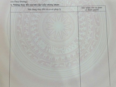 Chào bán lô đất đẹp sẵn bìa tại TDP Quán ,Phường Thuỷ Nguyên, TP Hải Phòng 0