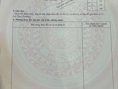 Chào bán lô đất đẹp sẵn bìa tại TDP Quán ,Phường Thuỷ Nguyên, TP Hải Phòng 2