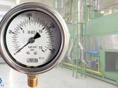 Đồng hồ áp suất Unijin P254   Giải pháp kiểm soát áp suất hiệu quả, giá tốt tại Dantek 0