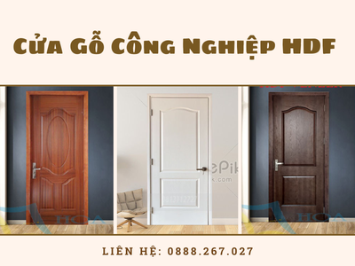 Cửa gỗ công nghiệp HDF: Bền đẹp thách thức thời gian 0
