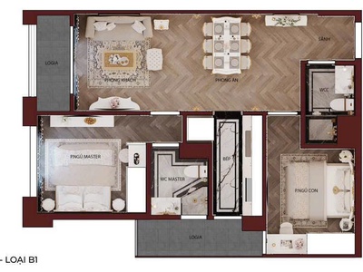 Chuyển nhượng căn hộ chung cư hiếm tại danko riverside   tp. bắc giang 3