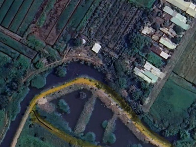 Cần bán lô đất 4.300m    mặt tiền kênh 170m   đông thạnh, hóc môn 3
