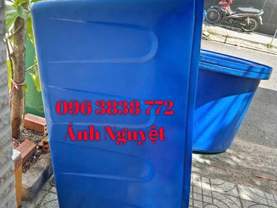 Thùng nhựa 500lit đa năng công dụng nuôi cá cảnh, trồng cây sân thượng 0
