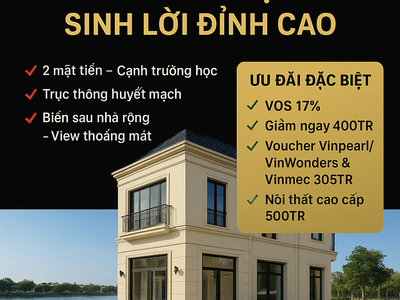 Bán Shop Góc 2 mặt tiền vị trí vàng, sinh lời đỉnh cao 0