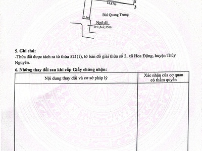 Chào bán lô đất vuông vắn tại Hoa Động giá 1,5x tỷ 1