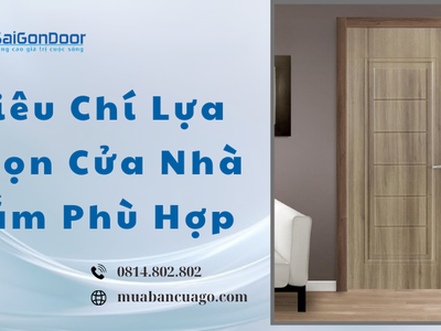 Tiêu Chí Lựa Chọn Cửa Nhà Tắm Phù Hợp 1