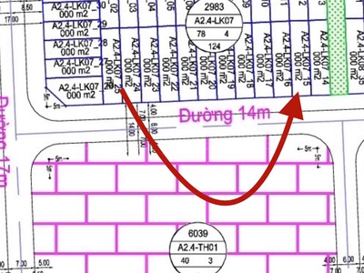 Bán gấp lô liền kề đẹp - a2.4-lk7 ô số 1x KDT Thanh Hà 0