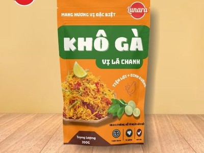 Khô Gà Lá Chanh Lunara   Ăn Vặt Tiện Lợi, Dinh Dưỡng Và An Toàn 0