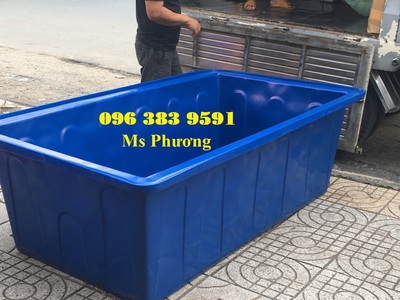 Thùng nhựa chữ nhật 1100lit chất lượng cao thích hợp cho hộ gia đình 0