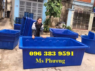 Thùng nhựa chữ nhật 1100lit chất lượng cao thích hợp cho hộ gia đình 1