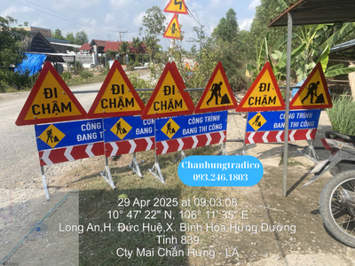 Biển Báo Công Trường Đang Thi Công 2025 - Đảm Bảo An Toàn Giao Thông 3