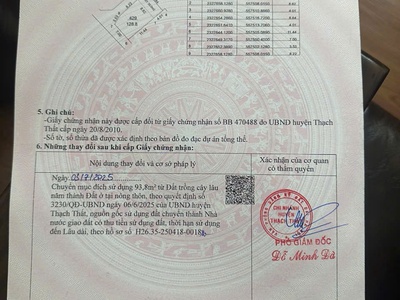 Đất đẹp - giá tốt - vị trí đắc địa tại thôn phúc tiến, xã yên bình, huyện thạch thất, hà nội   bây 2