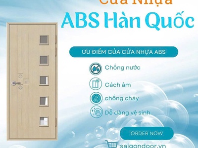 Cửa Nhựa ABS Hàn Quốc   Giải Pháp Hiện Đại Cho Không Gian Sống Sang Trọng 1