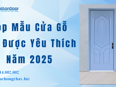 Top Mẫu Cửa Gỗ HDF Được Yêu Thích Năm 2025 0