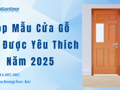 Top Mẫu Cửa Gỗ HDF Được Yêu Thích Năm 2025 2