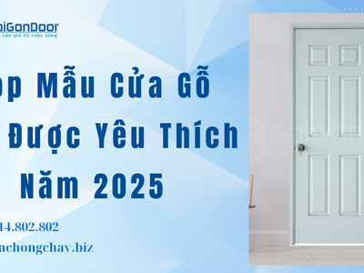Top Mẫu Cửa Gỗ HDF Được Yêu Thích Năm 2025 3