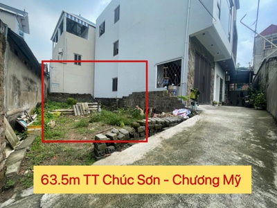 Chính chủ bán lô đất 63,5m tại tt chúc sơn-chương mỹ-hà nội 0