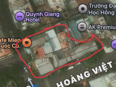 Cho thuê mặt bằng lớn   2 mặt tiền đường khuông việt   hoàng việt, tân bình 4