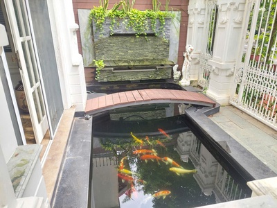 Bán siêu biệt thự nghỉ dưỡng   đẳng cấp thượng lưu   view công viên   sân vườn, bể cá koi, thang 1