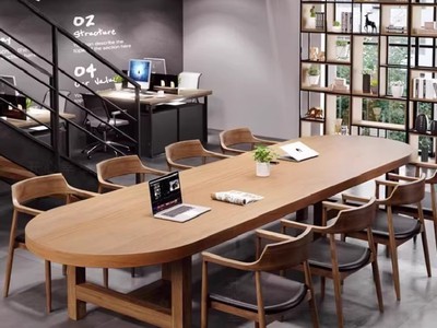 Bàn họp văn phòng gỗ sồi tự nhiên   lựa chọn hoàn hảo cho không gian làm việc hiện đại 0