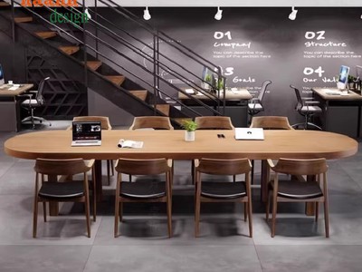 Bàn họp văn phòng gỗ sồi tự nhiên   lựa chọn hoàn hảo cho không gian làm việc hiện đại 3