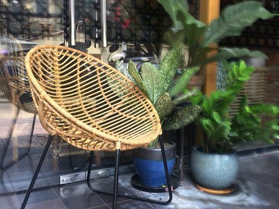 Ghế mây chân sắt giá rẻ 6
