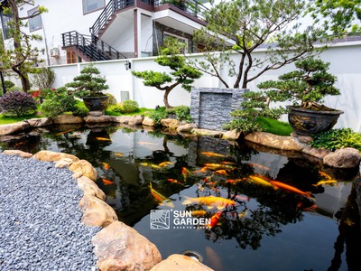 Ý tưởng mẫu sân vườn nhỏ đẹp với tiểu cảnh và lối đi tự nhiên 1