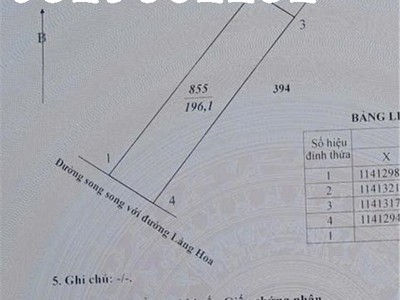 Bán đất thổ cư đường làng hoa, sa đéc. 196m2, shr, giá 3.2 tỷ. 4
