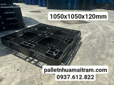 Thanh lý pallet nhựa 1050x1050x120mm giá rẻ cạnh tranh 2