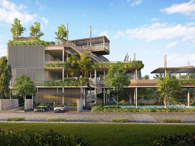 Biệt thự vip hiếm: fullton capitaland  như quỳnh  chuẩn nghỉ dưỡng singapore có sân vườn riêng 3/9 3