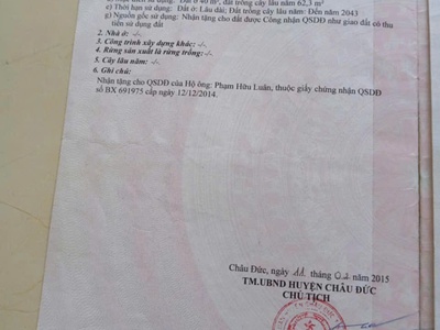 Chủ cần bán căn nhà mt nguyênc văn trổi xã ngãi giao- hcm 4