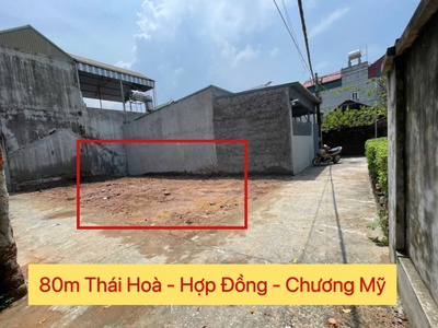 Hàng fo chính chủ bán lô đất 80m tại hợp đồng-chương mỹ-hà nội 0
