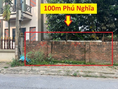 Siêu víp lô đất đẹp 100m tại khu công nghiệp phú nghĩa-chương mỹ-hà nội 0