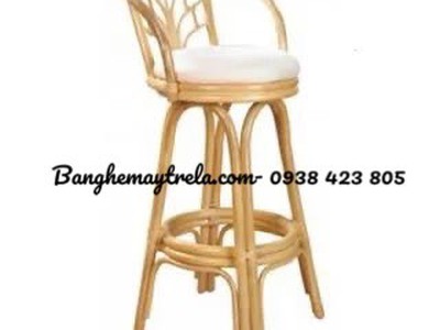 Ghế quầy bar cao mây tự nhiên 6