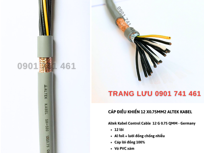 Cáp Altek Kabel RVVP/ DVV/S 12x0.75 Hà Nội, Đà Nẵng, Hồ Chí Minh 2