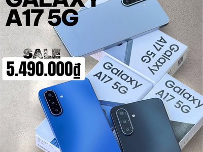 Galaxy A17 5G dẫn đầu công nghệ giá chỉ 5.490.000đ 0