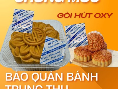 Bánh trung thu thơm ngon lâu nhờ gói hút oxy 0