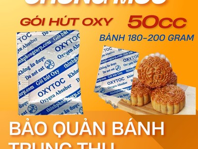 Bánh trung thu thơm ngon lâu nhờ gói hút oxy 3