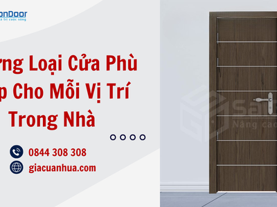 Những Loại Cửa Phù Hợp Cho Mỗi Vị Trí Trong Nhà 2