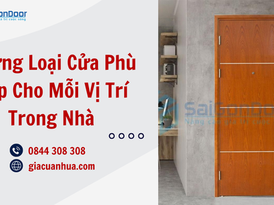 Những Loại Cửa Phù Hợp Cho Mỗi Vị Trí Trong Nhà 3