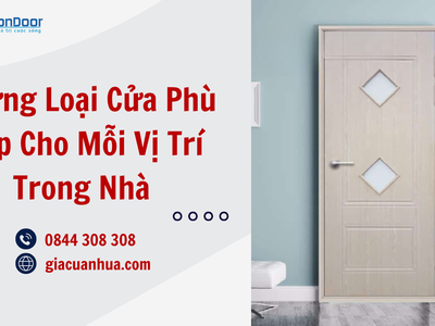 Những Loại Cửa Phù Hợp Cho Mỗi Vị Trí Trong Nhà 4