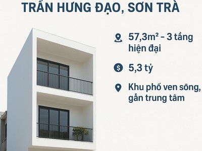 Bán nhà 3 tầng hiện đại   trần hưng đạo, sơn trà 2