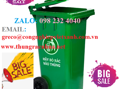 Lưu ý khi sử dụng thùng rác nhựa 120 lít 0