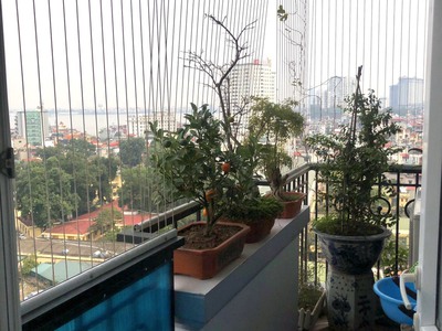 Cho thuê chung cư Số 6 Đội Nhân, 86m, 2 phòng ngủ, đủ đồ 8