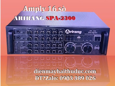 Amply Arirang SPA-2300 thiết kế 16 sò cho công suất lớn 0