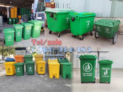 Thùng rác nhựa 240L HDPE giá rẻ TPHCM 2