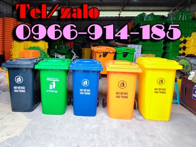 Thùng rác nhựa 240L HDPE giá rẻ TPHCM 0