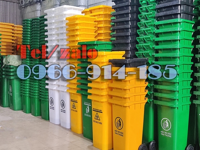 Thùng rác nhựa 240L HDPE giá rẻ TPHCM 1